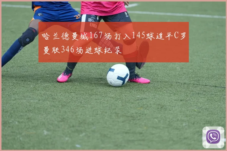 哈兰德曼城167场打入145球追平C罗曼联346场进球纪录